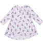 ESME - Long Sleeve Hi-Low Dress, Coquette Unicorn