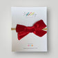 Velour Hair Bow | Clip, Headband, or Pigtail Clips