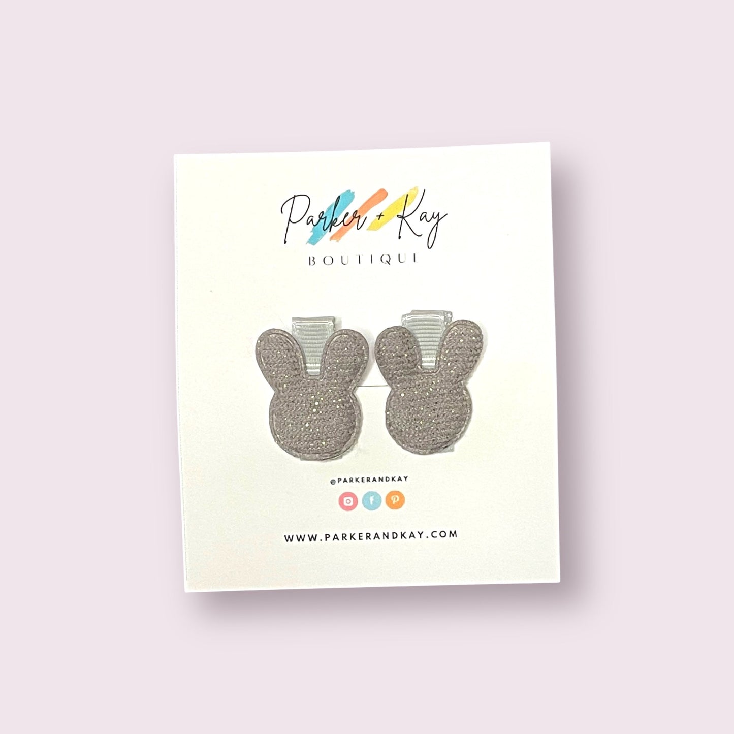 Boho Bunny Hair Clips