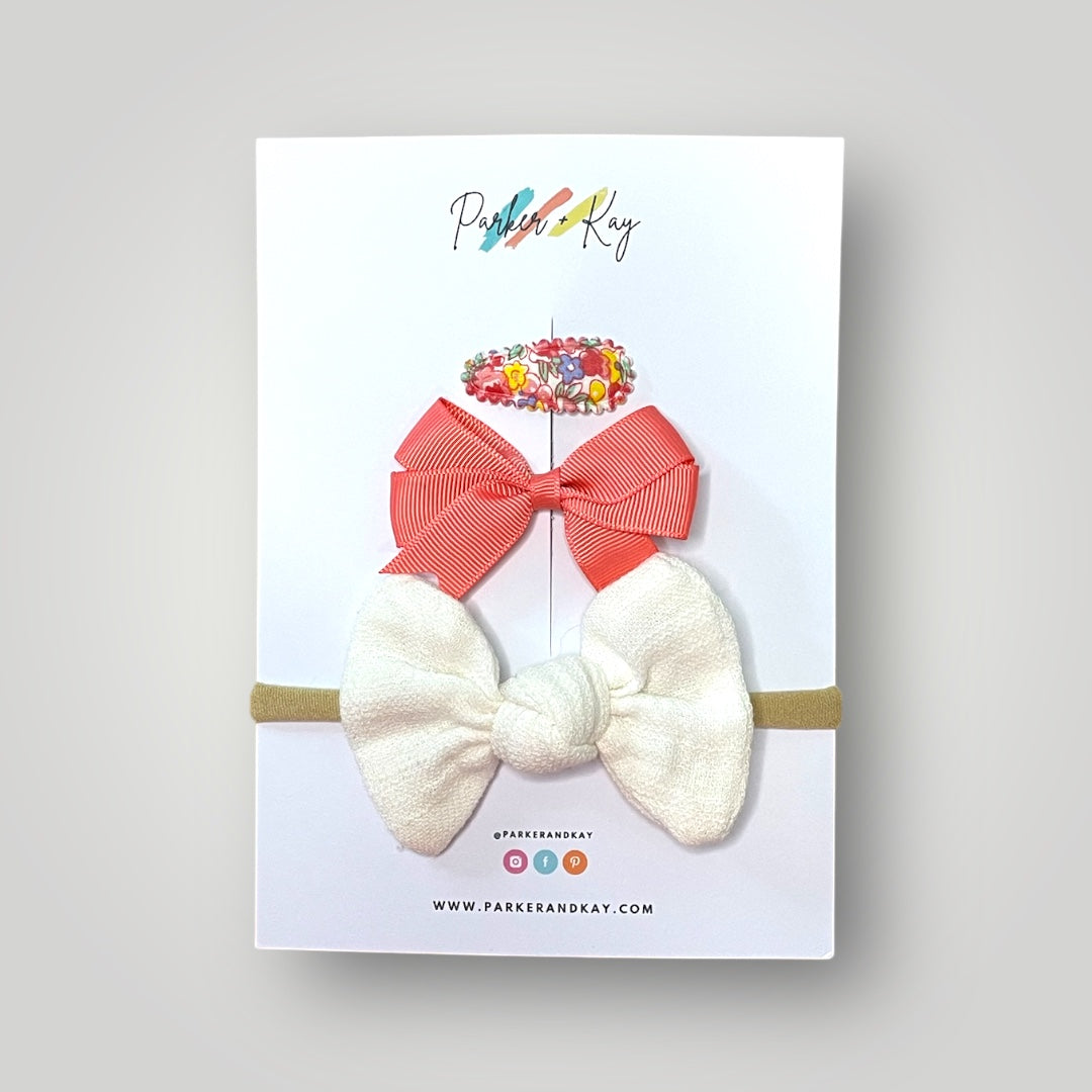 Baby 3-Piece Knot Bow Variety Set