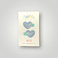 Sparkling Heart Hair Clips