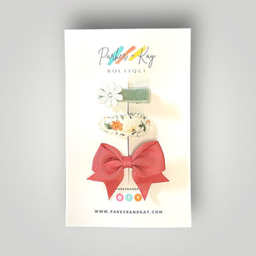 Baby 3-Piece Hair Clips Variety Set