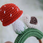 Crochet Mushroom Rattle