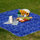 The Shwally Picnic Blanket - Wavy Rainbows