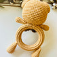 Bear Teether Rattle-Full Crochet Ring