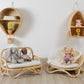 The Heirloom Doll Couch | Boho Montessori Doll Furniture | Eco-Friendly Pretend Play Sofa for Dolls