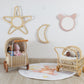 Vintage Charm Rattan Doll Pram