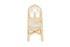Sweet Moments Rattan Doll High Chair