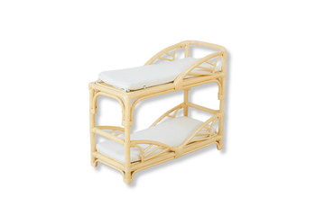 Versa Rattan Doll Bunk Bed and Changing Table