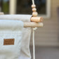 Premium Outdoor High Back Baby & Toddler Swing- Wheat