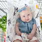 Baby Shopping Cart Hammock | Coming Up Roses Beautiful Floral Print