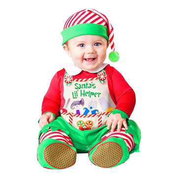 SantaS Lil Helper Infant Costume: 12-18 Months