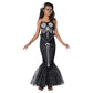 Skeleton Mermaid GirlS Costume - Small 8-10