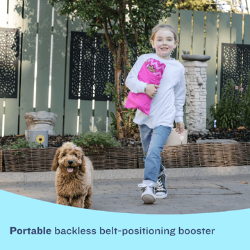 BubbleBum Inflatable Car Booster Seat - Travel Booster Seat - Pink Style ✔️