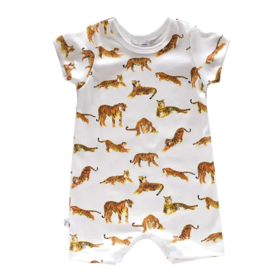 Jennifer Anne - Tiger Print Romper