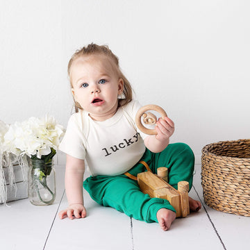 graphic bodysuit | lucky