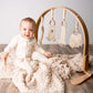 2 pc. zipper footie set | ivory & heather grey
