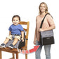 Kolcraft Explore N Store 2-In-1 Diaper Bag And Booster Seat - Space Grey