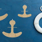 The Seaside Anchor – Boho Rattan Wall Hanging for Nurseries, Kids Rooms and Ocean Lovers