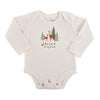 long sleeve graphic bodysuit | deer to my heart