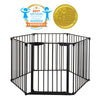 Mayfair Converta Gate - 3 In 1 Play-Pen 6 Panel Gate-Black