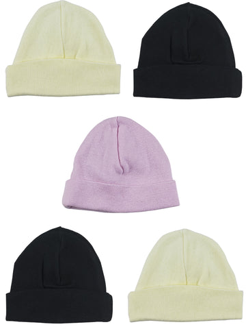 Girls Baby Cap (Pack Of 5)