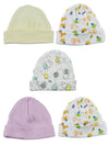Girls Baby Cap (Pack of 5)