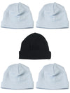 Boys Baby Caps (Pack Of 5)
