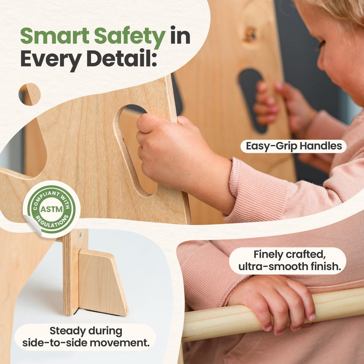 Montessori Toddler Tower - Adjustable Kitchen Stool Helper