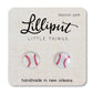 Lilliput Little Things - Baseball Earrings // Sports Earrings
