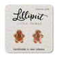 Lilliput Little Things - Gingerbread Man Earrings // Christmas // Stocking Stuffer
