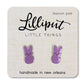 Lilliput Little Things - Marshmallow Easter Bunny Earrings