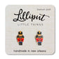 Lilliput Little Things - Nutcracker Earrings // Stocking Stuffer // Christmas