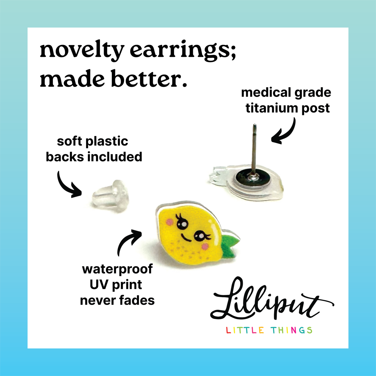 Lilliput Little Things - Pickleball Earrings