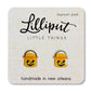 Lilliput Little Things - Retro Treat Bucket Earrings - Pumpkin // Halloween Earrings