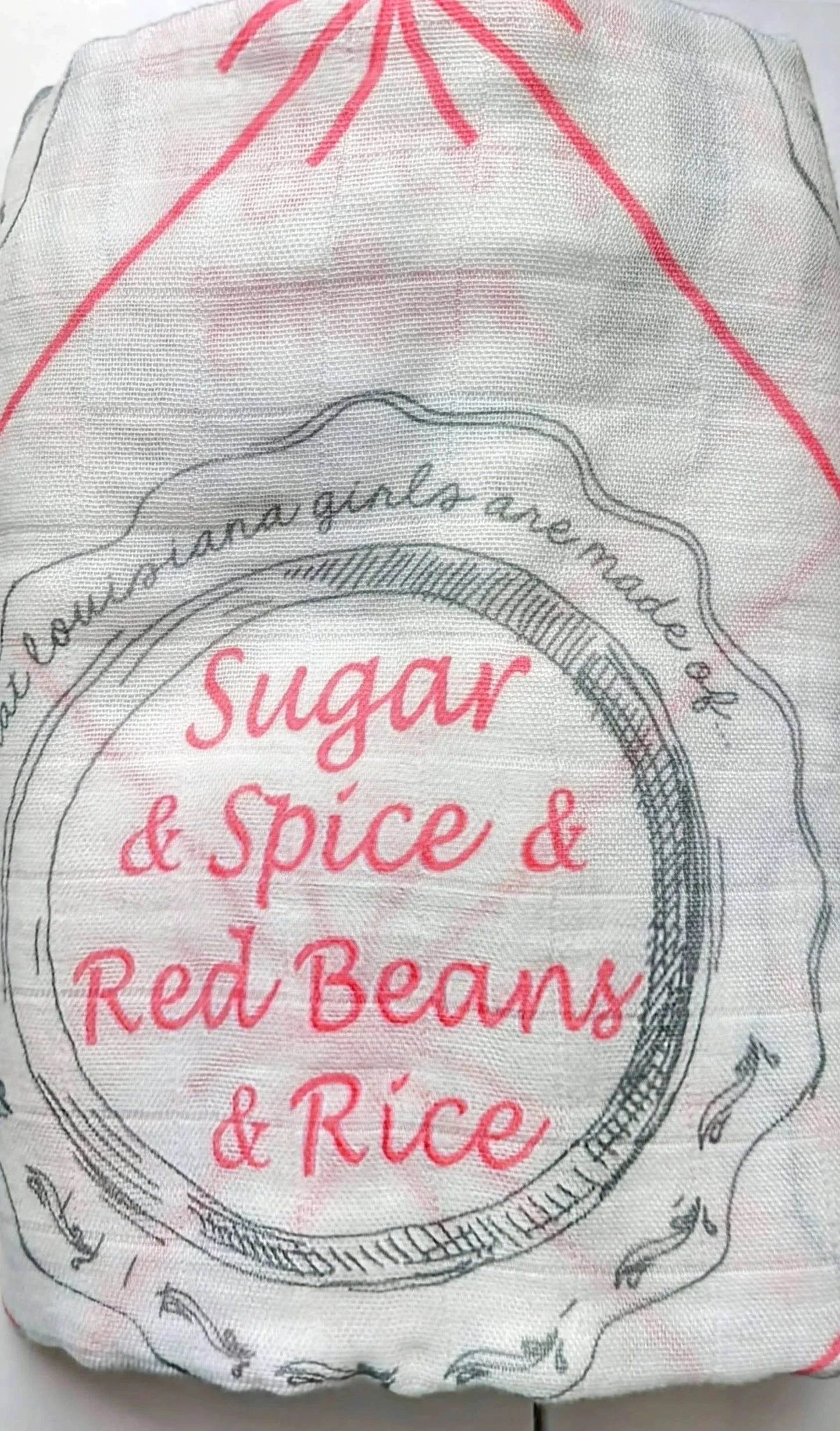 Little Hometown - Louisiana Girls Swaddle Blanket