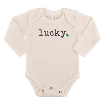 long sleeve graphic bodysuit | lucky