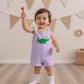 Mardi Gras Gator Romper – Little Reveler Edition