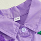 Mardi Gras Star Dress – Purple Magic for Little Dreamers