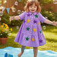Mardi Gras Star Dress – Purple Magic for Little Dreamers