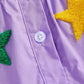 Mardi Gras Star Dress – Purple Magic for Little Dreamers