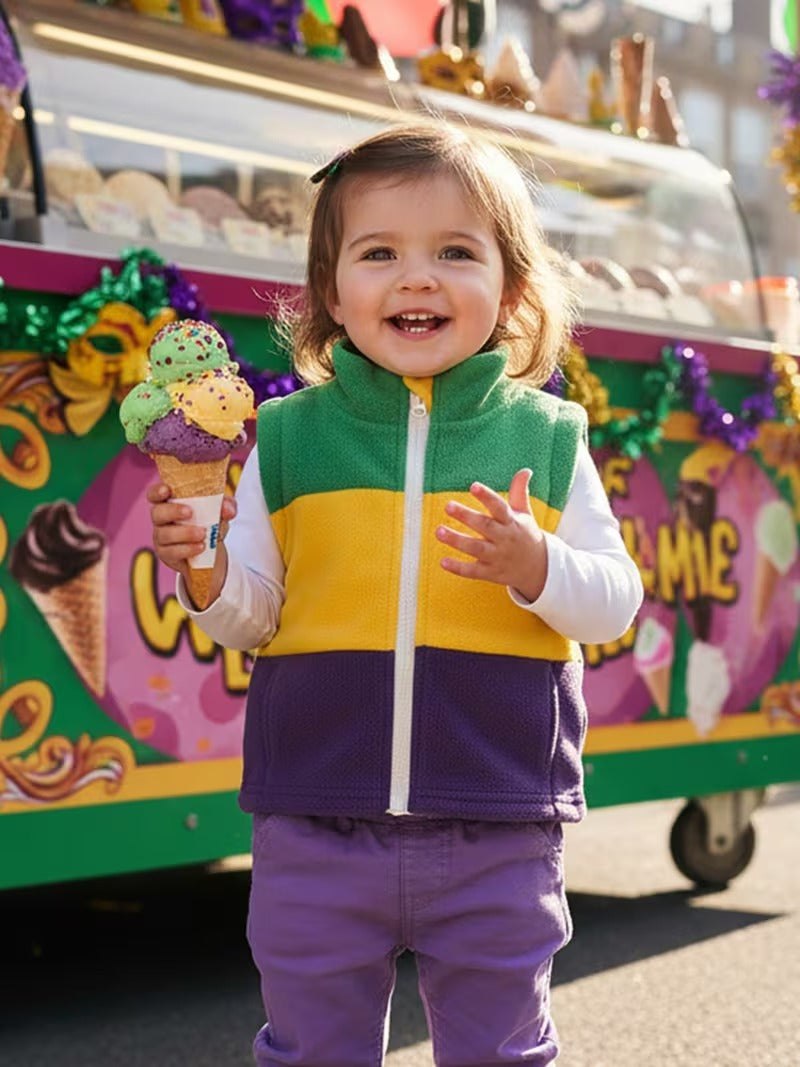 Kids Mardi Gras Vest