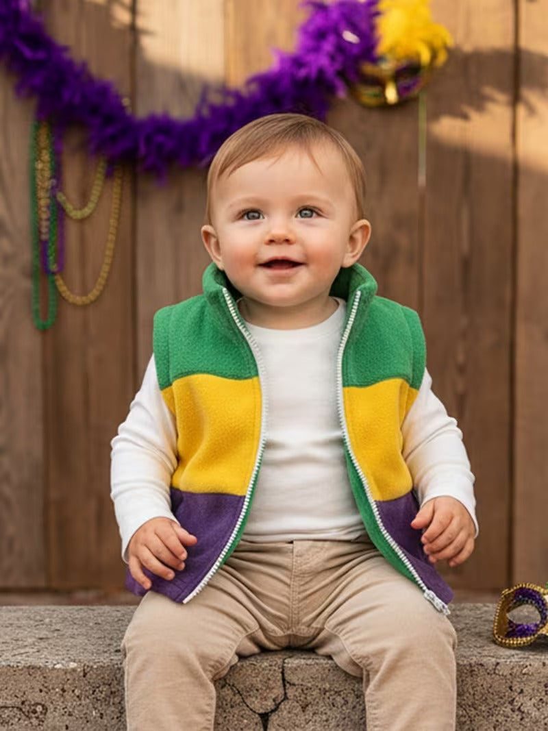 Kids Mardi Gras Vest