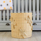 Flutter Wing Hamper Rattan Basket – Handwoven Boho Storage for Toys, Blankets & Laundry