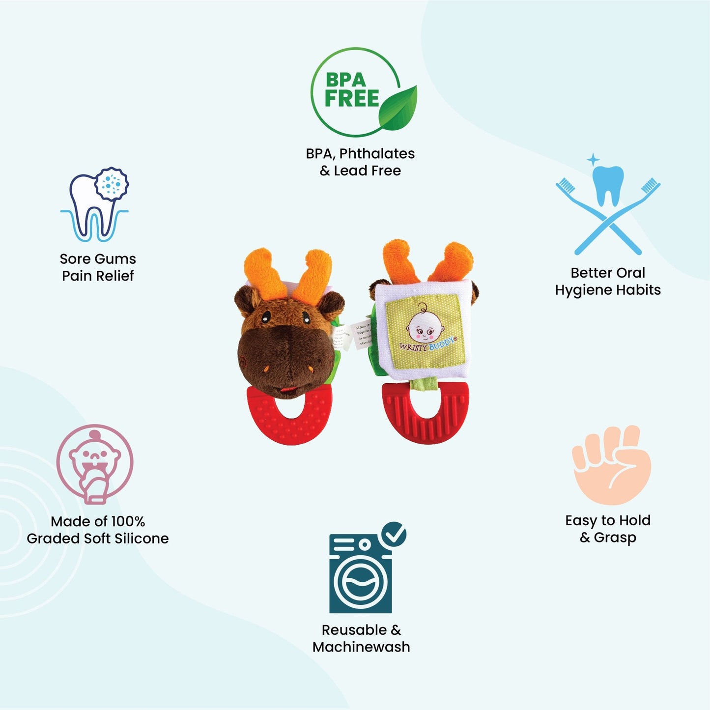 Moose Baby Teether