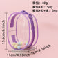 15cm Baby Bag Cotton Doll Pain Bag Trendyy Hand-Made Doll Outing Bag Double Zipper Thickeneded Transparent Baby Walking Bag