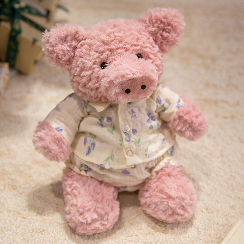 Barnabus Pig Doll Barcelona Bear Sleeping Doll Bed Rag Doll Ugly Cute Stuffed Toy Birthday Gift