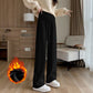 In stock multi-color optional autumn and winter New fleece-lined pregnant women's pants casual Internet celebrity towel pants fashionable drop-down mop pants