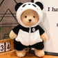 Transformation Bear Doll Cute Plush Toy Girl Sleeping with Teddy Bear Birthday Gift Sleeping Doll