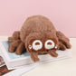 Cross-border simulation small spider doll Luca spider black and white spider doll doll Halloween decoration ornaments